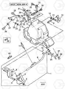 9418 Engine injection pump control EC50 TYPE 247, Volvo Construction Equipment