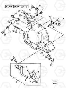 9675 Engine injection pump control EC50VV TYPE 247, Volvo Construction Equipment