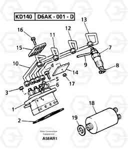 14561 Fuel injection equipment ( diesel ) EC50 TYPE 247, Volvo Construction Equipment