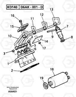 11497 Fuel injection equipment ( diesel ) EW50 TYPE 256, Volvo Construction Equipment