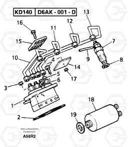 6436 Fuel injection equipment ( diesel ) EC50VV TYPE 247, Volvo Construction Equipment