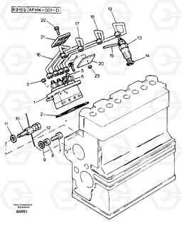 11495 Fuel injection equipment ( diesel ) EW50 TYPE 256, Volvo Construction Equipment