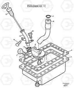 106739 Lubrication oil sump EW50VV TYPE 256, Volvo Construction Equipment