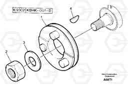 27623 Front end drive input EW50VV TYPE 256, Volvo Construction Equipment