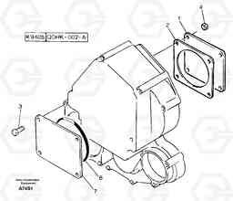 14926 Ancillary attachment gear drive EW50 TYPE 256, Volvo Construction Equipment