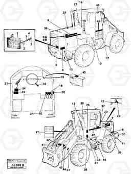 65977 Sign plates and transfersusa L50 L50 S/N 6401- / 60301- USA, Volvo Construction Equipment