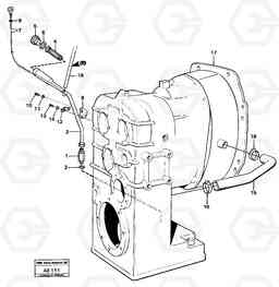 83329 Transfer case filler pipe L50 L50 S/N 6401- / 60301- USA, Volvo Construction Equipment
