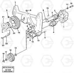 20692 Lubricating oil pump L50 L50 S/N 6401- / 60301- USA, Volvo Construction Equipment