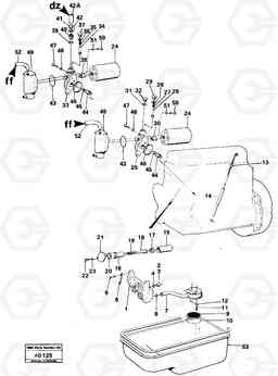 55944 Lubricating oil system L50 L50 S/N 6401- / 60301- USA, Volvo Construction Equipment