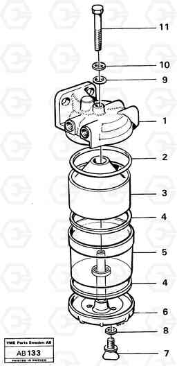 11792 Filter L50 L50 S/N 6401- / 60301- USA, Volvo Construction Equipment