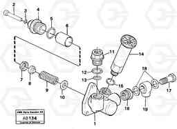 104683 Feed pump L50 L50 S/N 6401- / 60301- USA, Volvo Construction Equipment