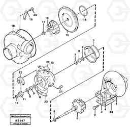 10906 Turbo charger L50 L50 S/N 6401- / 60301- USA, Volvo Construction Equipment