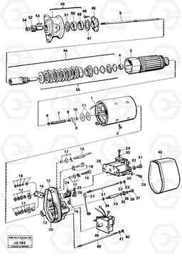 5128 Starter motor L50 L50 S/N 6401- / 60301- USA, Volvo Construction Equipment