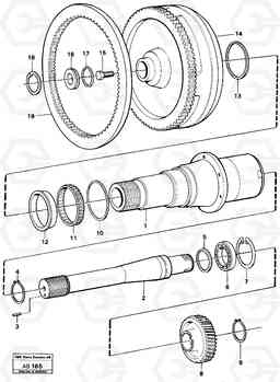 94741 Torque converter L50 L50 S/N 6401- / 60301- USA, Volvo Construction Equipment