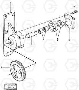 13573 Pump L50 L50 S/N 6401- / 60301- USA, Volvo Construction Equipment