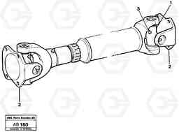 13584 Propeller shaft L50 L50 S/N 6401- / 60301- USA, Volvo Construction Equipment