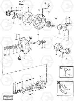 104672 Final drive, front L50 L50 S/N 6401- / 60301- USA, Volvo Construction Equipment
