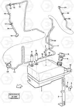 12732 Windshield washer L50 L50 S/N 6401- / 60301- USA, Volvo Construction Equipment