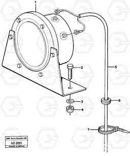 15889 Back-up warning unit L50 L50 S/N 6401- / 60301- USA, Volvo Construction Equipment