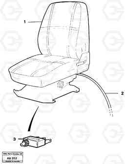 10918 Parking brake alarm L50 L50 S/N 6401- / 60301- USA, Volvo Construction Equipment