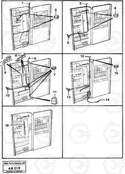 15890 Cable harnesses distribution box L50 L50 S/N 6401- / 60301- USA, Volvo Construction Equipment