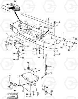 13569 Radio panel L50 L50 S/N 6401- / 60301- USA, Volvo Construction Equipment