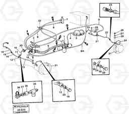 33428 Brake system L50 L50 S/N 6401- / 60301- USA, Volvo Construction Equipment