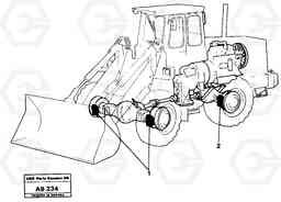 13590 Brake / Planetary shaft L50 L50 S/N 6401- / 60301- USA, Volvo Construction Equipment