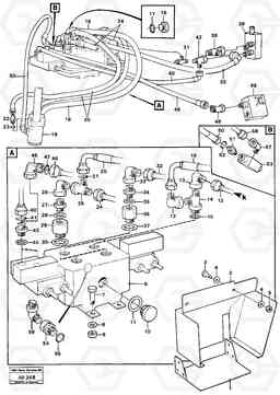 20980 Cdc - lever steering L50 L50 S/N 6401- / 60301- USA, Volvo Construction Equipment