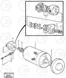 5161 Pump unit L50 L50 S/N 6401- / 60301- USA, Volvo Construction Equipment