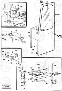 52648 Door L50 L50 S/N 6401- / 60301- USA, Volvo Construction Equipment