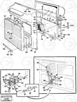 77677 Radiator with fitting parts L50 L50 S/N 6401- / 60301- USA, Volvo Construction Equipment