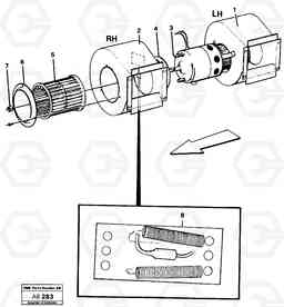 9944 Fan L50 L50 S/N 6401- / 60301- USA, Volvo Construction Equipment