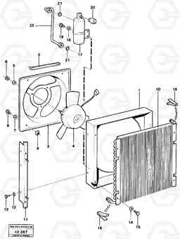 9951 Condenser L50 L50 S/N 6401- / 60301- USA, Volvo Construction Equipment