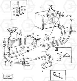 20985 Air conditioning. L50 L50 S/N 6401- / 60301- USA, Volvo Construction Equipment