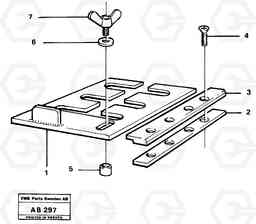 11683 Lever lock L50 L50 S/N 6401- / 60301- USA, Volvo Construction Equipment