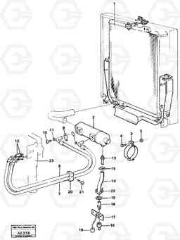 81645 Oil cooler L50 L50 S/N 6401- / 60301- USA, Volvo Construction Equipment