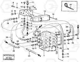 99607 Servo system: control valve with connection parts L50 L50 S/N 6401- / 60301- USA, Volvo Construction Equipment