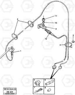 15893 Boom kickout L50 L50 S/N 6401- / 60301- USA, Volvo Construction Equipment