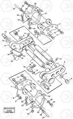 2400 Hydraulic automatic attachment coupling L50 L50 S/N 6401- / 60301- USA, Volvo Construction Equipment