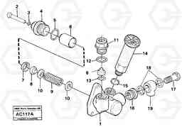 96006 Feed pump L70 L70 S/N 7401- / 60501- USA, Volvo Construction Equipment