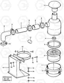 10274 Oil bath filter L70 L70 S/N 7401- / 60501- USA, Volvo Construction Equipment