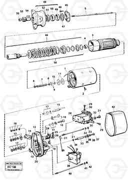 26461 Starter motor L70 L70 S/N 7401- / 60501- USA, Volvo Construction Equipment