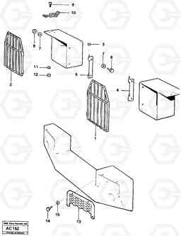 41216 Protection lighting L70 L70 S/N 7401- / 60501- USA, Volvo Construction Equipment