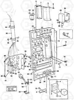 74903 Electrical distribution box L70 L70 S/N 7401- / 60501- USA, Volvo Construction Equipment