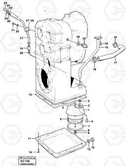91335 Clutch housing with fitting parts L70 L70 S/N 7401- / 60501- USA, Volvo Construction Equipment