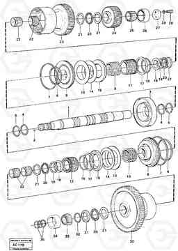 12009 Hydraulic clutch 1:st and 2:nd speeds L70 L70 S/N 7401- / 60501- USA, Volvo Construction Equipment