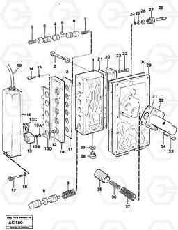 42629 Range selector valve L70 L70 S/N 7401- / 60501- USA, Volvo Construction Equipment