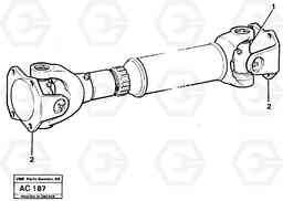 20013 Propeller shaft L70 L70 S/N 7401- / 60501- USA, Volvo Construction Equipment