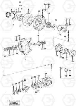 102721 Final drive Ah 31 L70 L70 S/N 7401- / 60501- USA, Volvo Construction Equipment